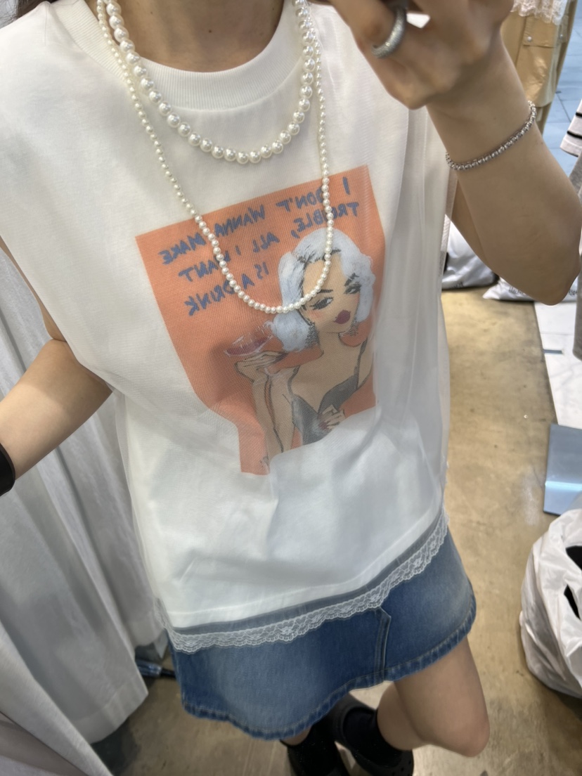 BLUE BANANA韓國直郵女士新款推薦26夏季熱賣人氣時尚T恤BLUE BANANAT恤圖色1