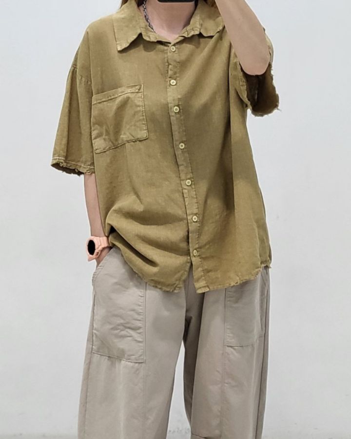 ZACCU韓國直郵實拍女士新款熱賣時尚休閑26夏季襯衫蕾絲衫ZACCU襯衫/蕾絲衫