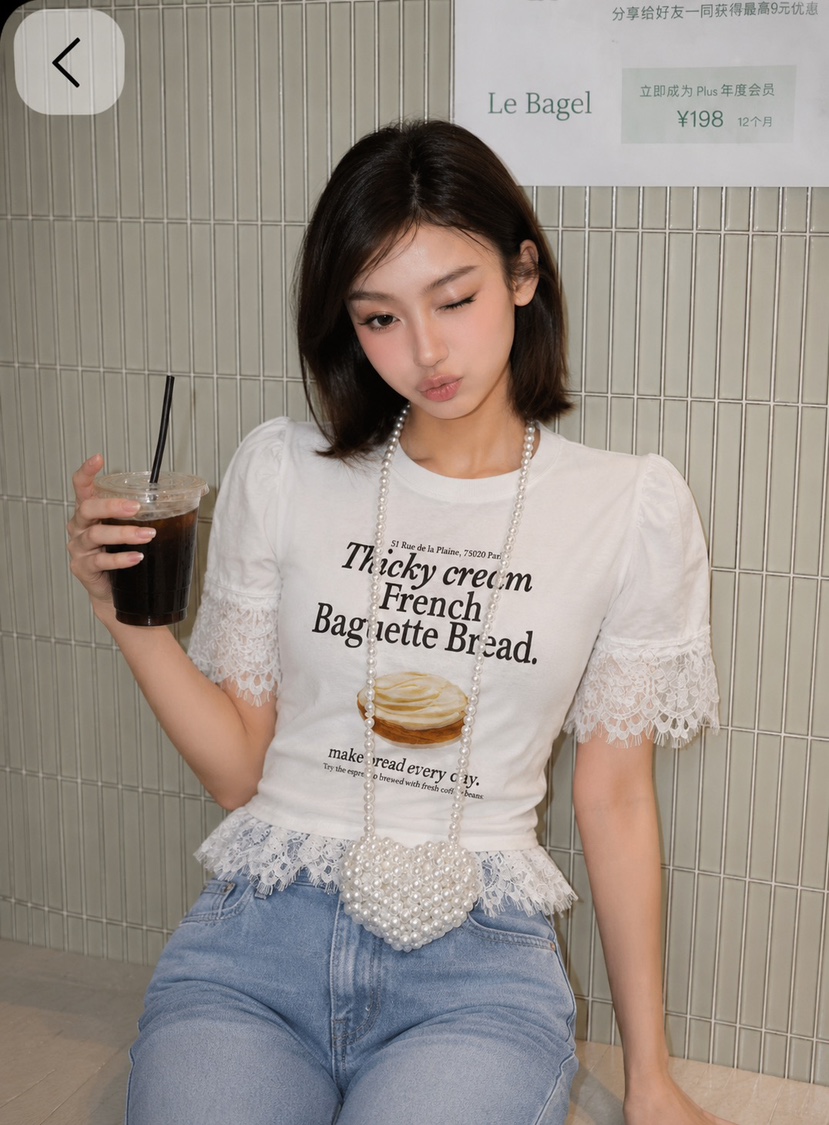 BLUE BANANA東大門實拍韓國女士新款熱賣人氣時尚26夏季T恤BLUE BANANAT恤圖色1