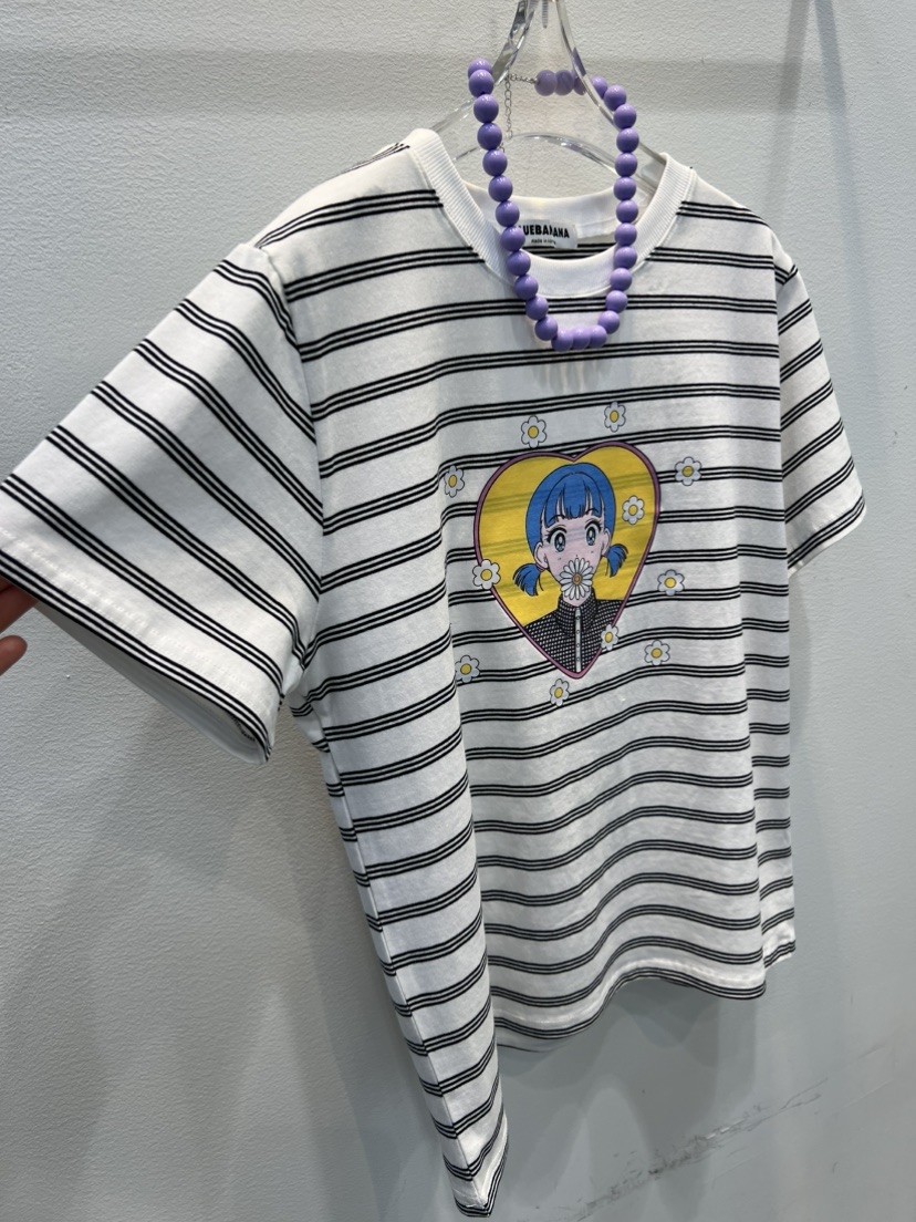 BLUE BANANA韓國直郵女士新款休閑時尚熱賣人氣26夏季T恤BLUE BANANAT恤圖色2