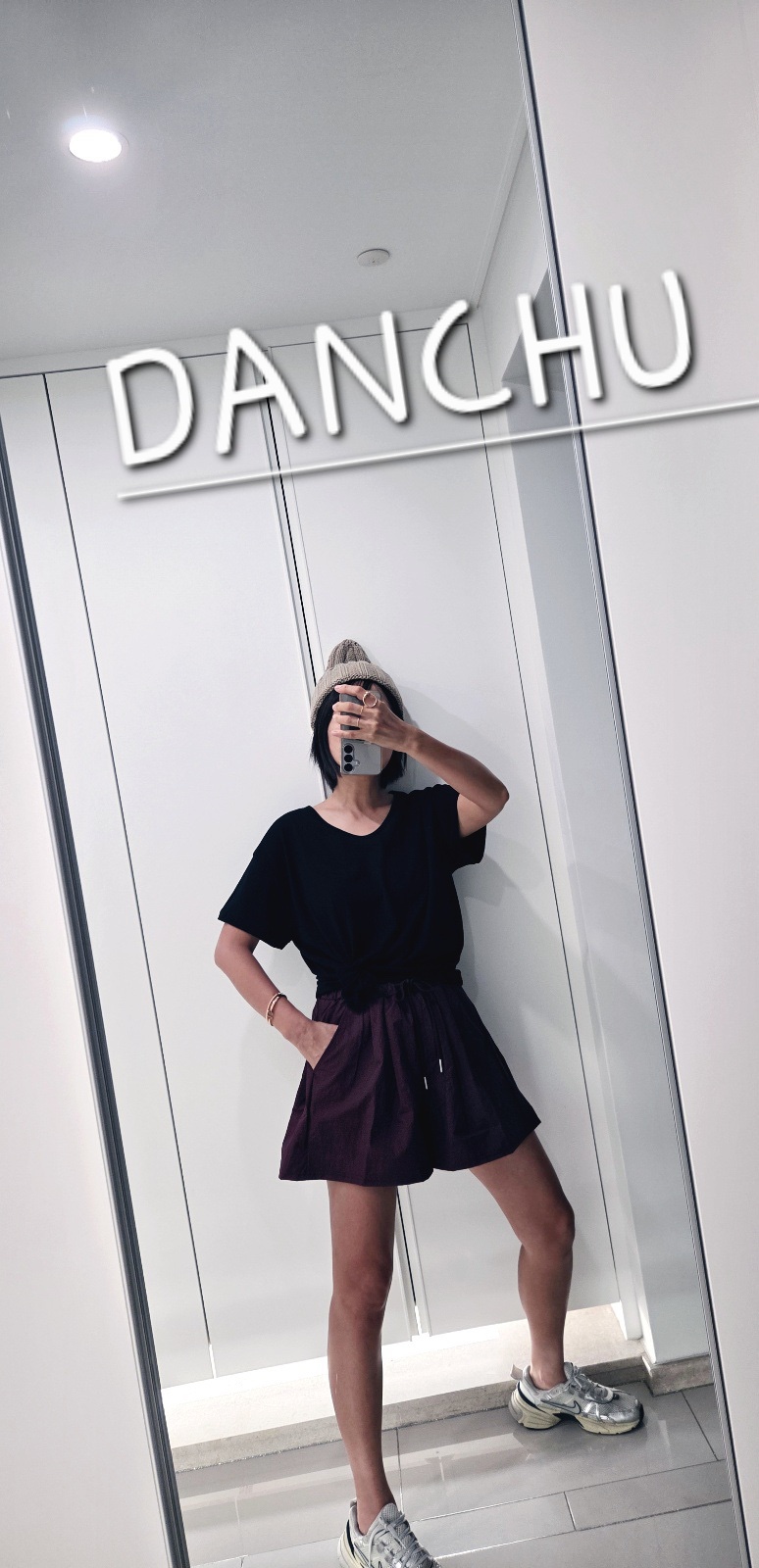 DANCHU韓國直郵女裝新款人氣熱賣推薦時尚休閑26夏季T恤V領DANCHUT恤
