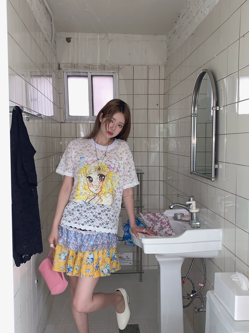 MAISONDEGLORY韓國直郵實拍女士新款時尚26夏季熱賣休閑T恤MAISON DE GLORYT恤