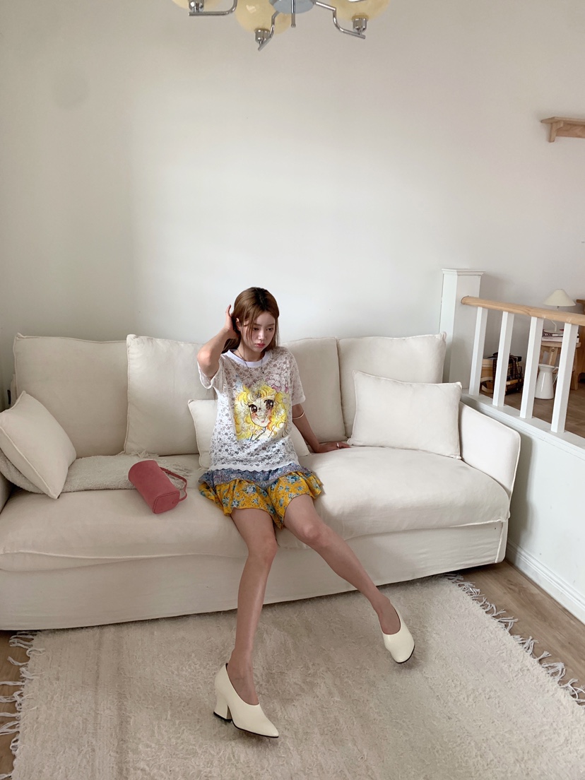 MAISONDEGLORY韓國直郵實拍女士新款時尚26夏季熱賣休閑T恤MAISON DE GLORYT恤