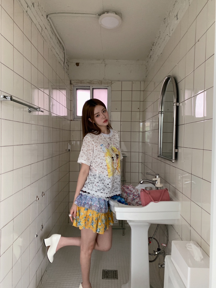 MAISONDEGLORY韓國直郵實拍女士新款時尚26夏季熱賣休閑T恤MAISON DE GLORYT恤