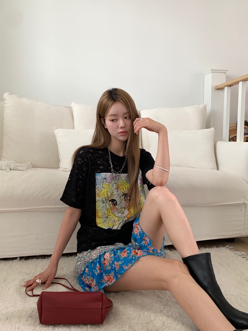 MAISONDEGLORY韓國直郵實拍女士新款時尚26夏季熱賣休閑T恤MAISON DE GLORYT恤