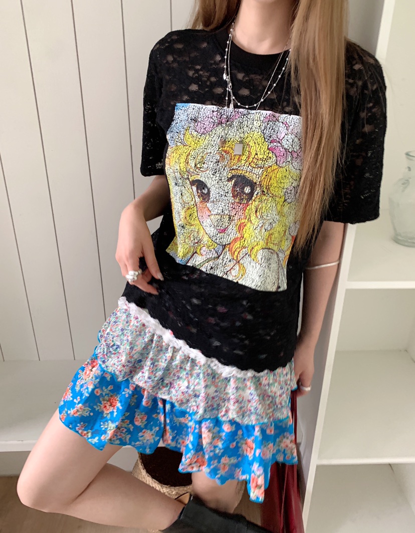 MAISONDEGLORY韓國直郵實拍女士新款時尚26夏季熱賣休閑T恤MAISON DE GLORYT恤