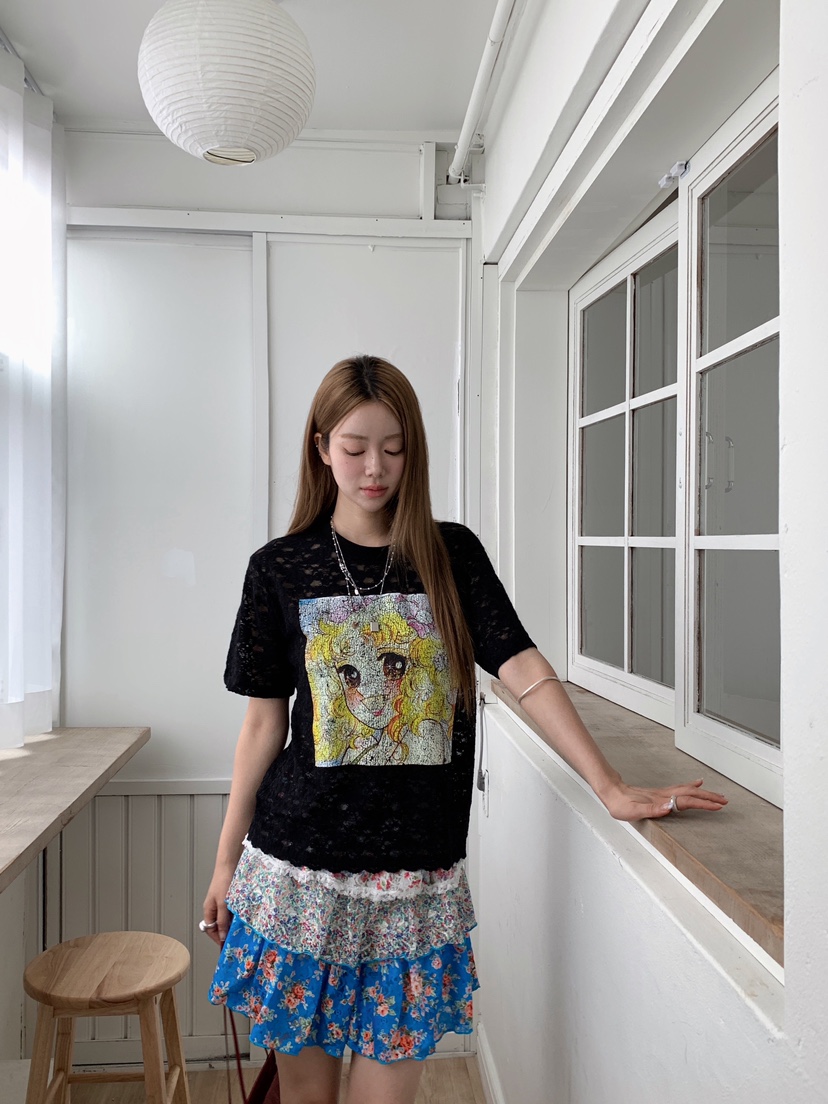MAISONDEGLORY韓國直郵實拍女士新款時尚26夏季熱賣休閑T恤MAISON DE GLORYT恤
