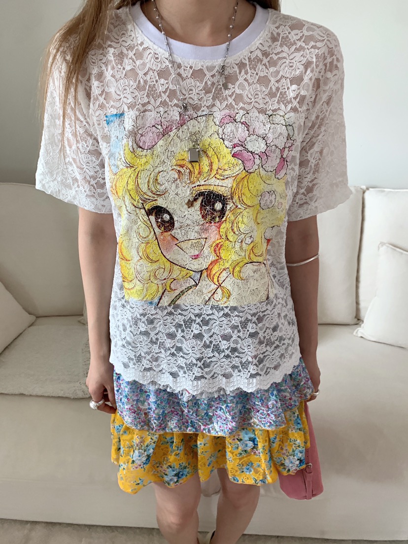 MAISONDEGLORY韓國直郵實拍女士新款時尚26夏季熱賣休閑T恤MAISON DE GLORYT恤圖色1