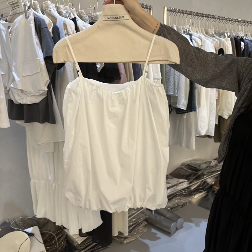 DOUBLE STANDARD/LE SMOKING/MAISONSTAFF韓國直郵女裝新品熱賣吊帶背心MAISONSTAFF吊帶/背心圖色1