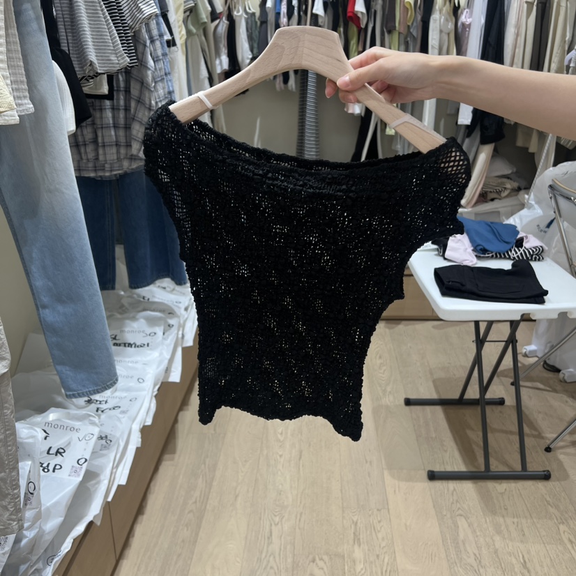 MEMOIRE韓國直郵女裝新款推薦26夏季休閑襯衫蕾絲衫不含內搭MEMOIRE襯衫/蕾絲衫