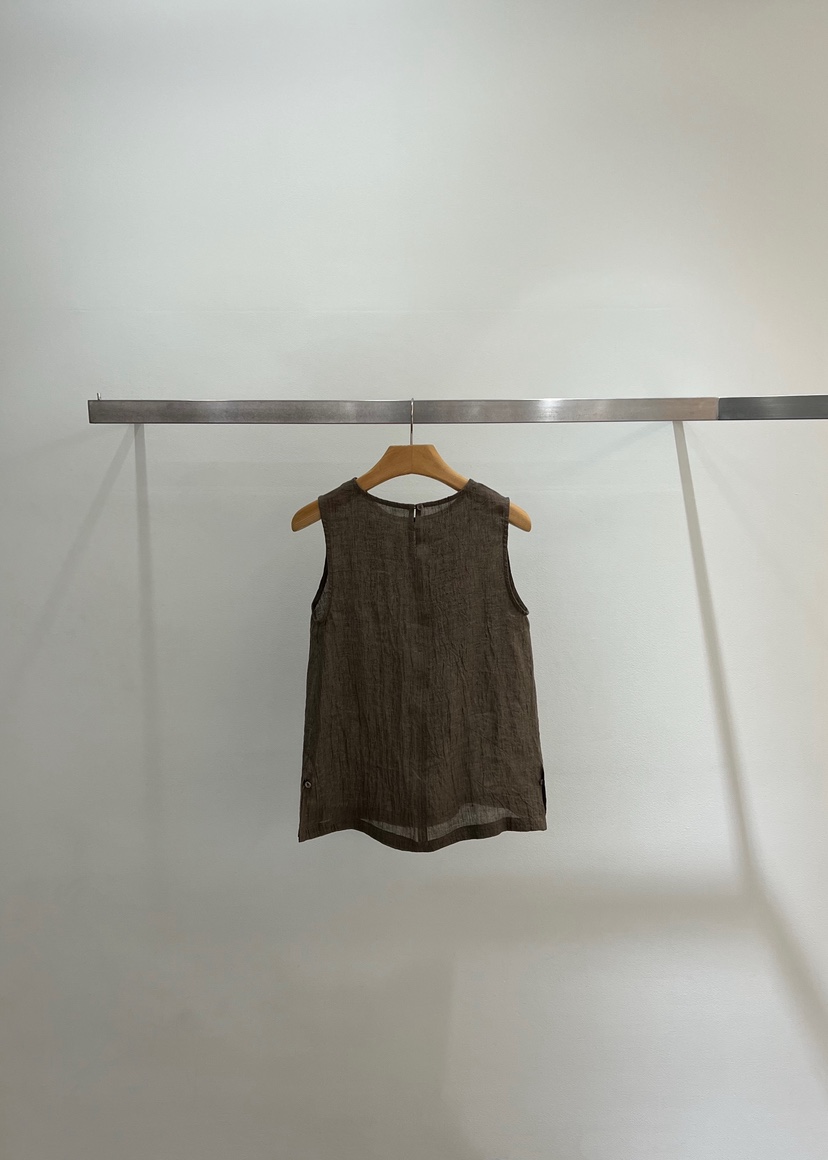 ONESTASTE韓國東大門直郵女士新品推薦時尚人氣吊帶背心亞麻TASTE/ONESTASTE吊帶/背心