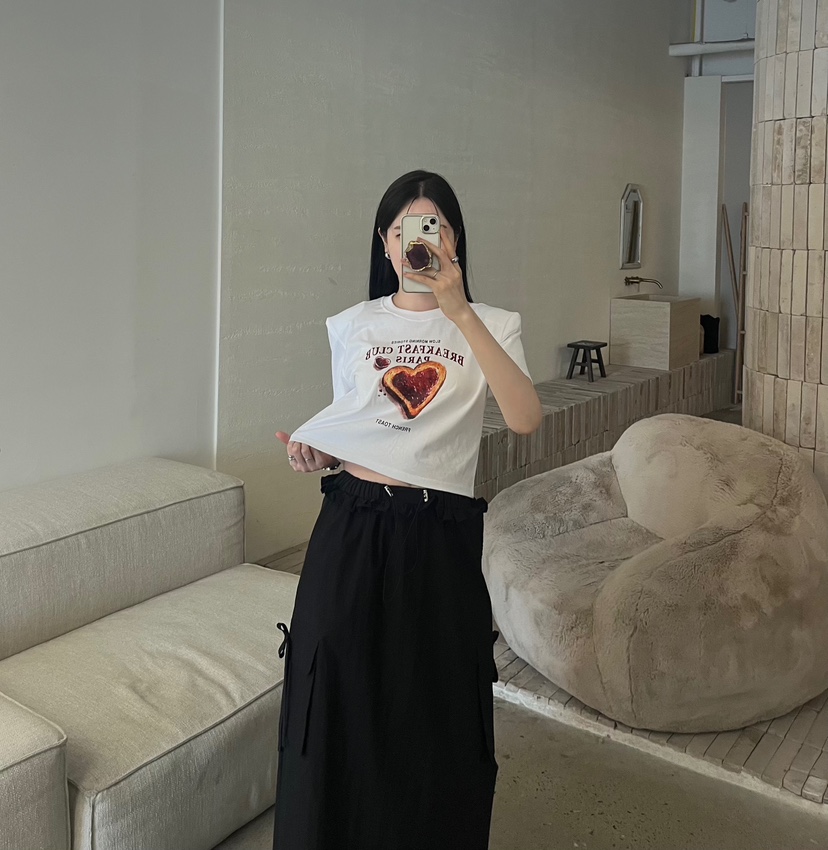 AMUSE SEOUL韓國東大門直郵女士新款時尚人氣推薦26夏季T恤AMUSE SEOULT恤