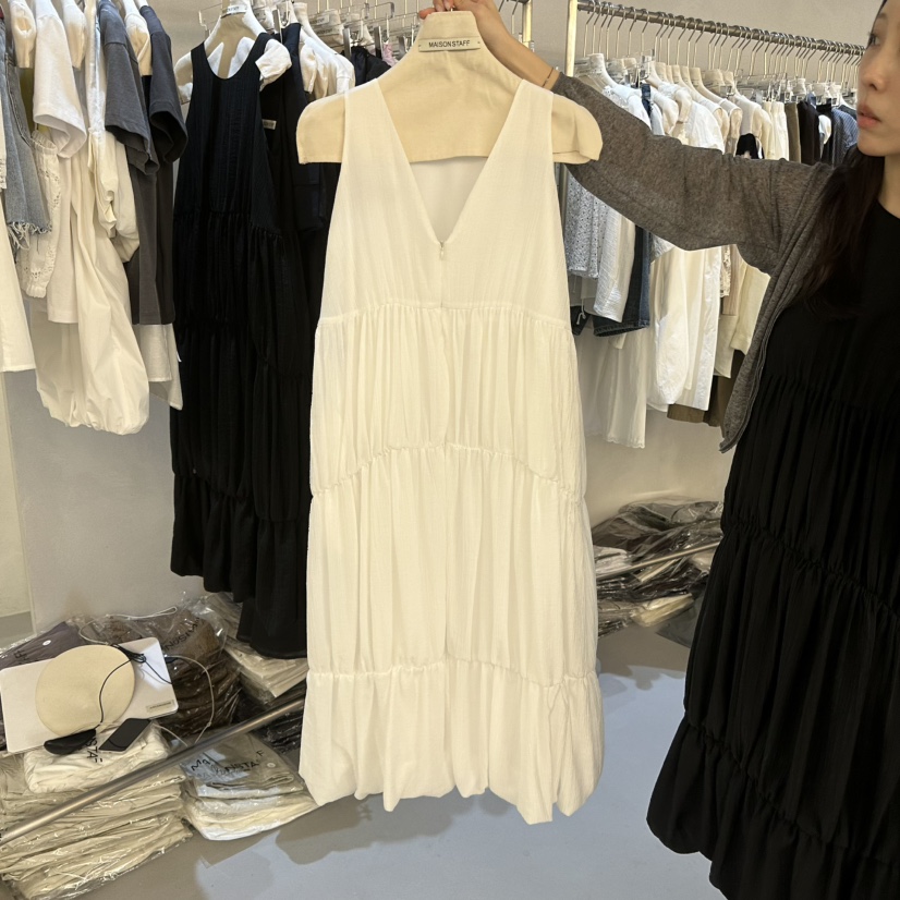 DOUBLE STANDARD/LE SMOKING/MAISONSTAFF韓國直郵女士新品休閑連衣裙OPSMAISONSTAFF連衣裙