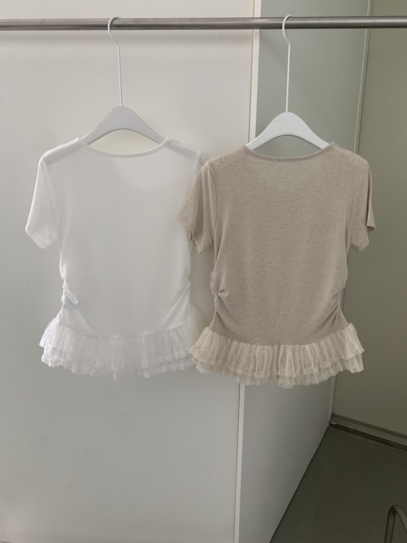 SHOP POSTER韓國直郵女裝新款時尚推薦26夏季熱賣T恤假兩件SHOP_POSTERT恤