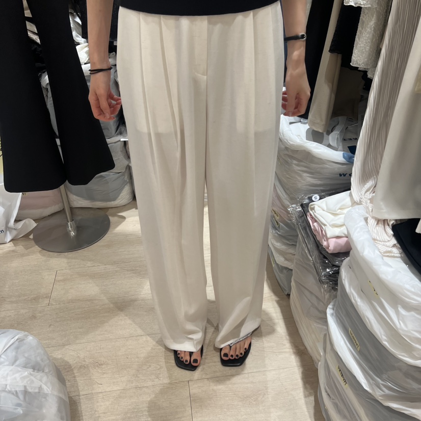 LOVE SOME韓國直郵實拍女裝新品推薦熱賣時尚休閑褲褶裥LOVE SOME休閑褲圖色2