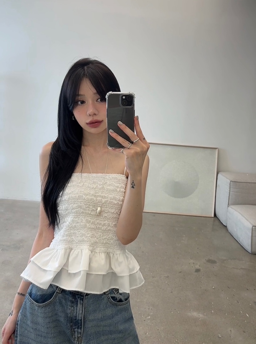 AMUSE SEOUL韓國直郵女裝新品人氣時尚26夏季休閑吊帶背心AMUSE SEOUL吊帶/背心