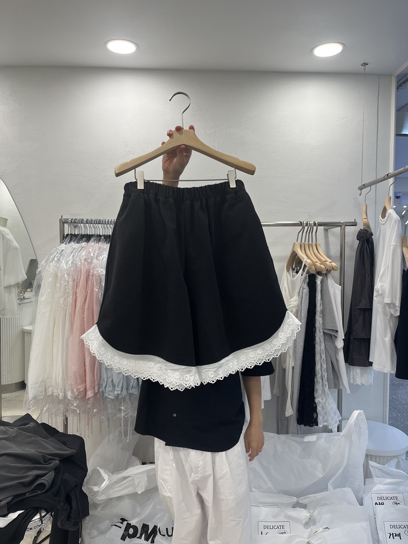 DELICATE東大門實拍韓國女士新款推薦人氣熱賣26夏季短褲DELICATE短褲圖色3黑