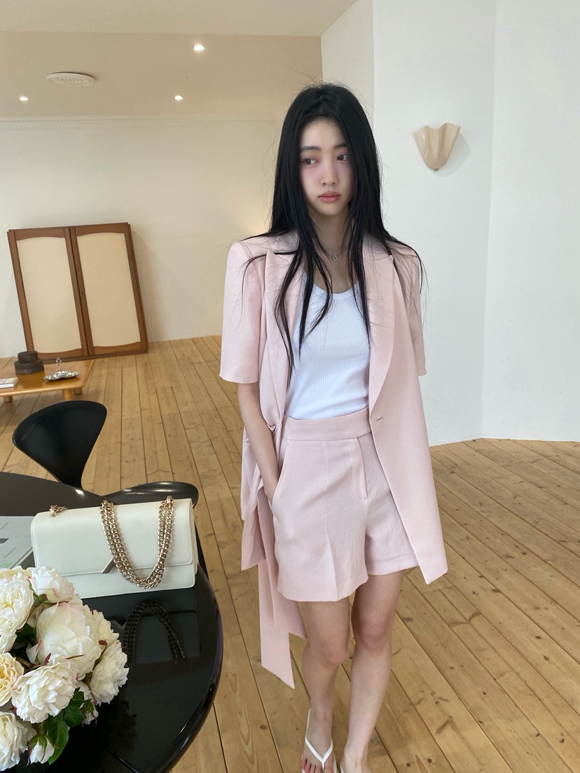 BOHEME韓國東大門直郵女士新款推薦26夏季時尚熱賣短褲亞麻BOHEME短褲