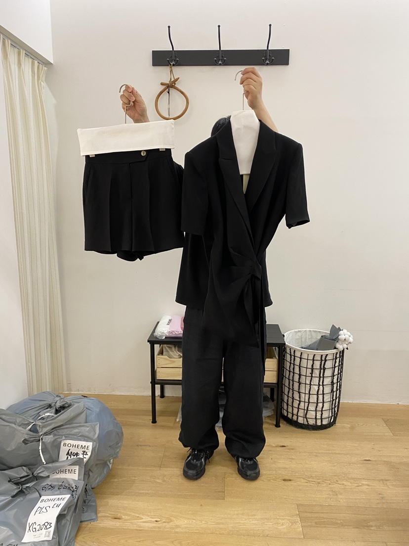 BOHEME韓國直郵女裝新款時尚推薦熱賣人氣26夏季夾克亞麻BOHEME夾克