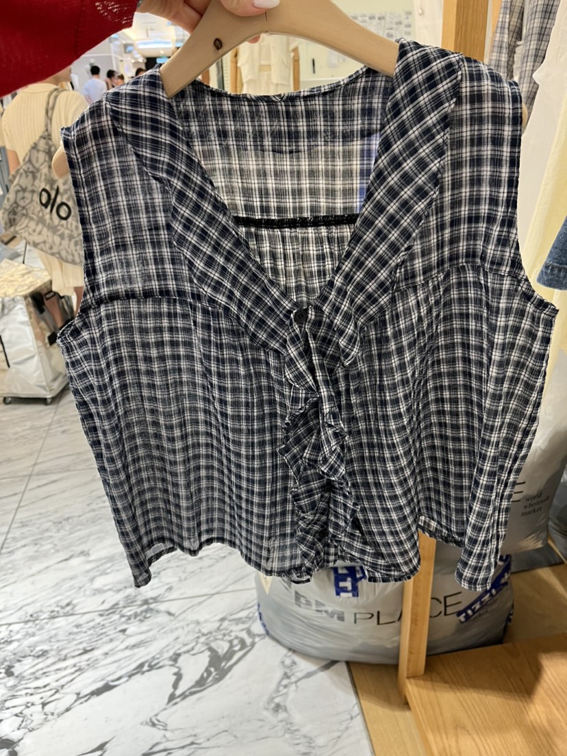 TIZZI韓國直郵實拍女士新品休閑時尚熱賣人氣推薦襯衫蕾絲衫TIZZI襯衫/蕾絲衫圖色2
