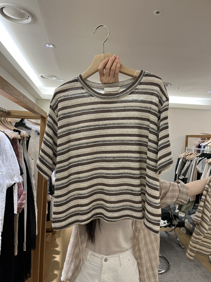 TIZZI韓國直郵女裝新款時尚推薦26夏季熱賣人氣休閑T恤TIZZIT恤圖色2