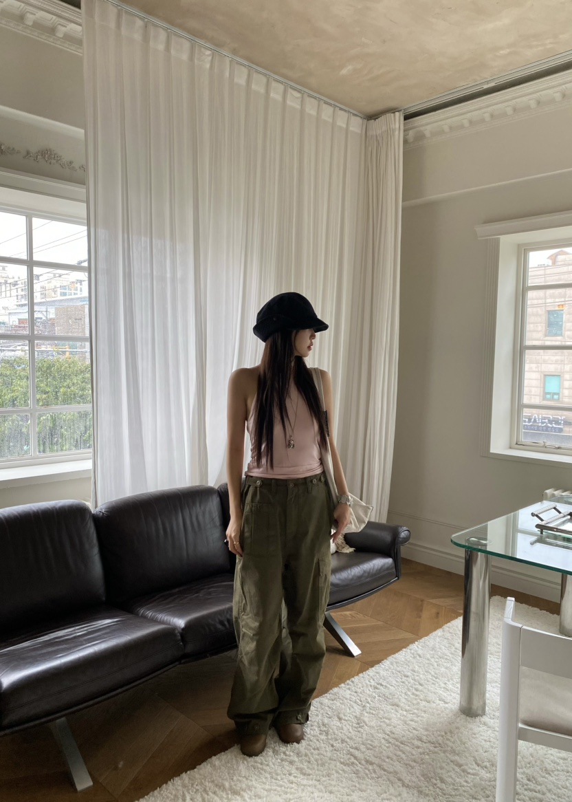 OUPPT韓國東大門代購女士新品熱賣推薦時尚26夏季吊帶背心露背OUPPT吊帶/背心