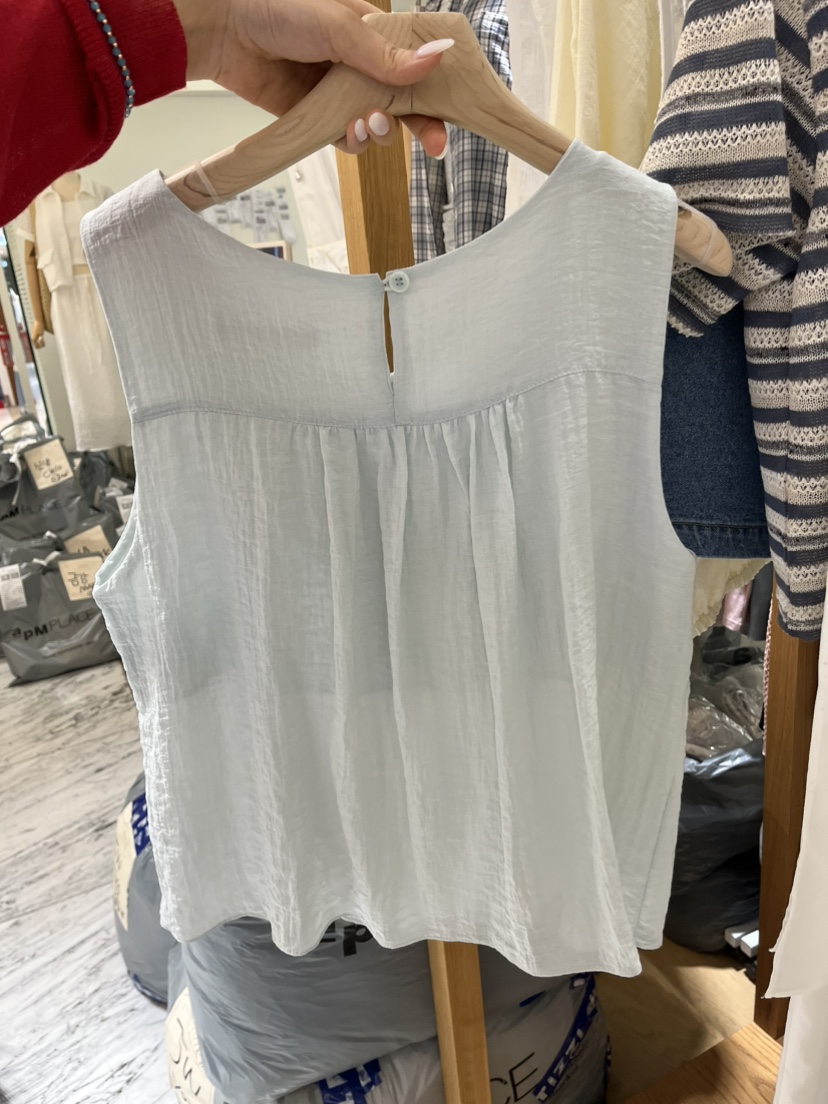 TIZZI韓國直郵女裝新品人氣推薦熱賣休閑時尚26夏季吊帶背心TIZZI吊帶/背心
