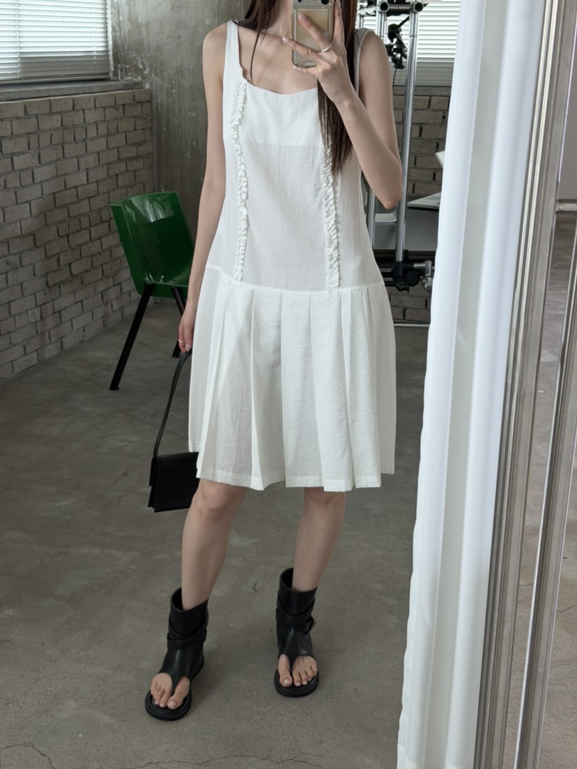 FOSET東大門實拍韓國女裝新品26夏季人氣休閑時尚連衣裙OPSFOSET連衣裙