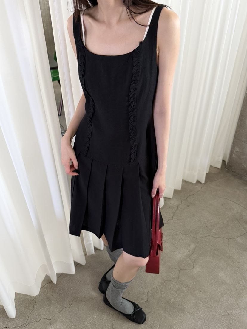 FOSET東大門實拍韓國女裝新品26夏季人氣休閑時尚連衣裙OPSFOSET連衣裙