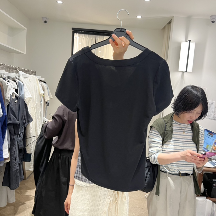 VENIR-a東大門實拍韓國女士新品26夏季熱賣時尚推薦休閑T恤VENIR-aT恤