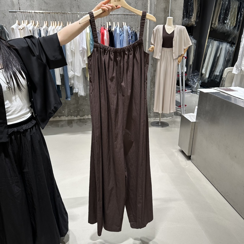 JUNI韓國直郵女裝新品推薦人氣時尚熱賣26夏季休閑背帶褲my juni背帶褲圖色2