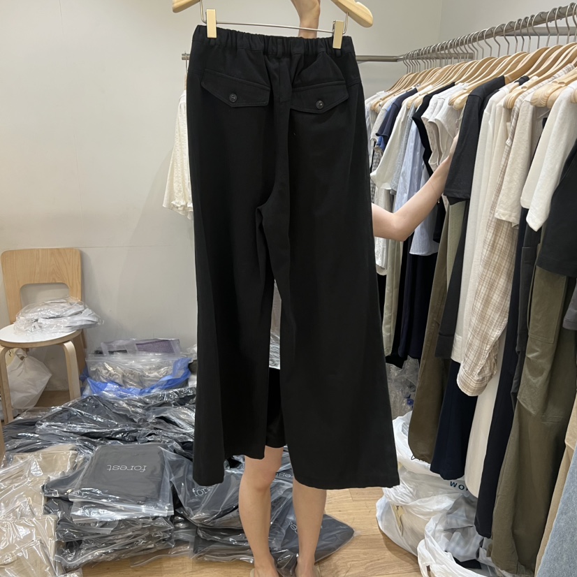 FOREST東大門實拍韓國女裝新品休閑時尚26夏季休閑褲綁帶FOREST休閑褲