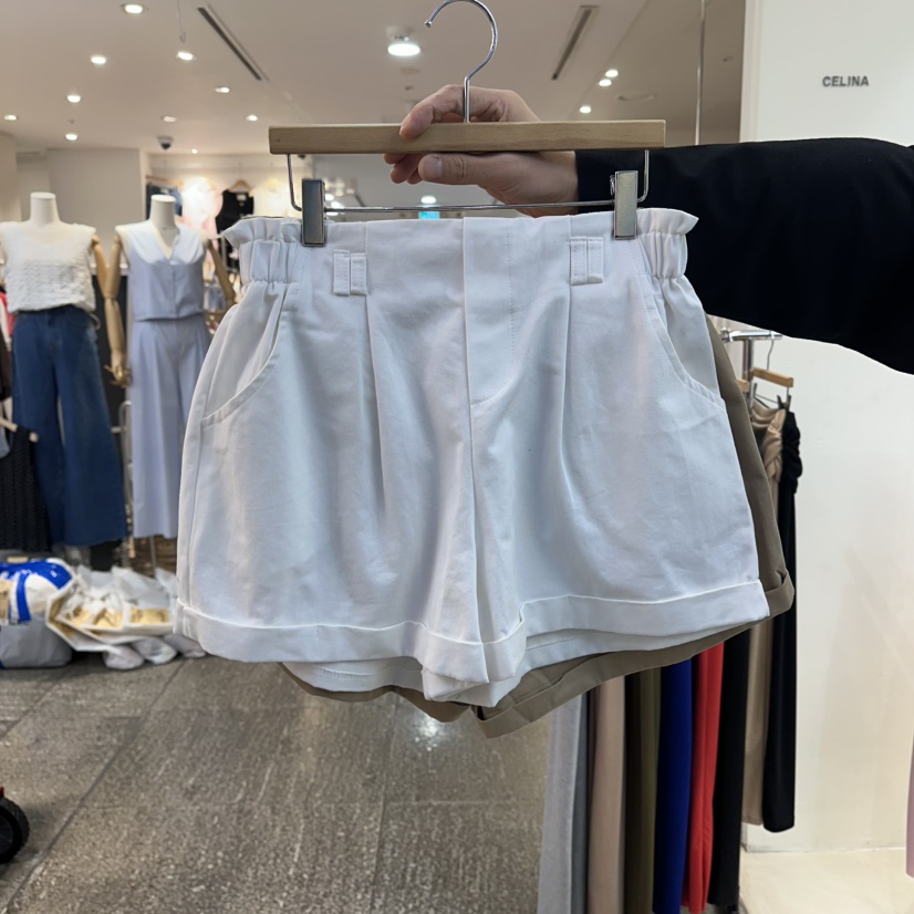 CELINA韓國東大門代購女裝新品熱賣26夏季休閑推薦人氣短褲CELI_NA短褲圖色1