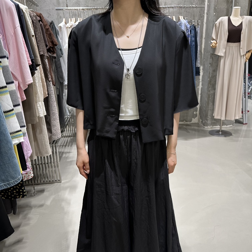 JUNI韓國東大門代購女士新款26夏季推薦休閑夾克不含內搭my juni夾克圖色2