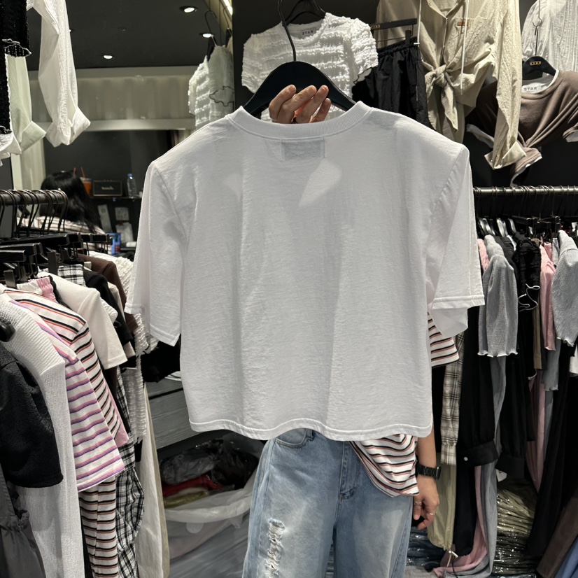STAR-L韓國直郵實拍女士新品人氣時尚推薦熱賣休閑26夏季T恤STAR-LT恤