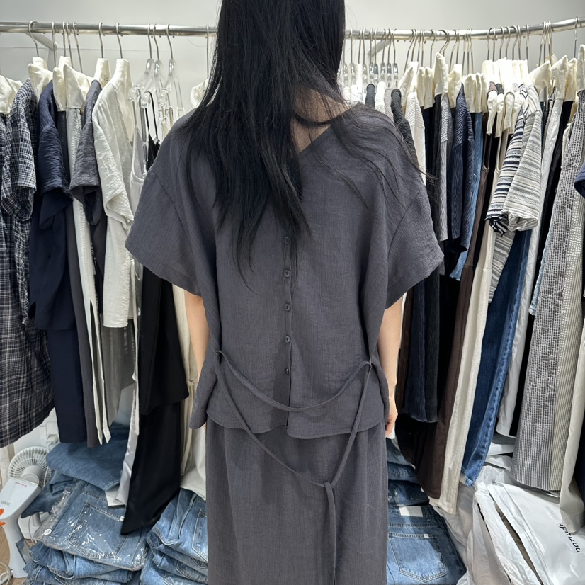 STORIES韓國代購女裝新款人氣推薦休閑時尚熱賣襯衫蕾絲衫STORIES襯衫/蕾絲衫