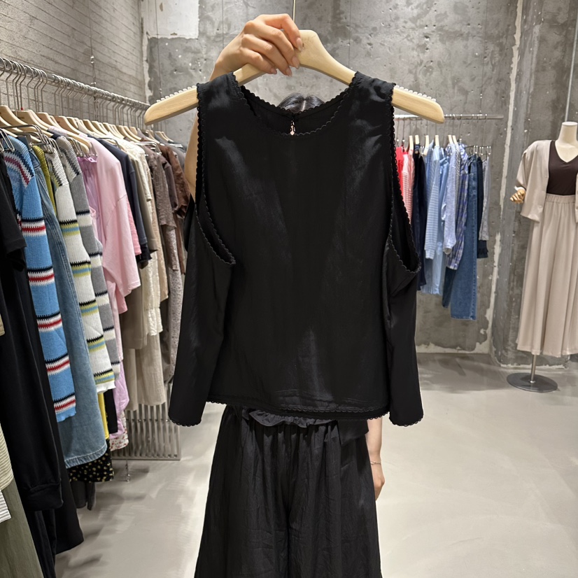 JUNI韓國代購女士新品26夏季熱賣休閑人氣推薦時尚吊帶背心my juni吊帶/背心圖色2