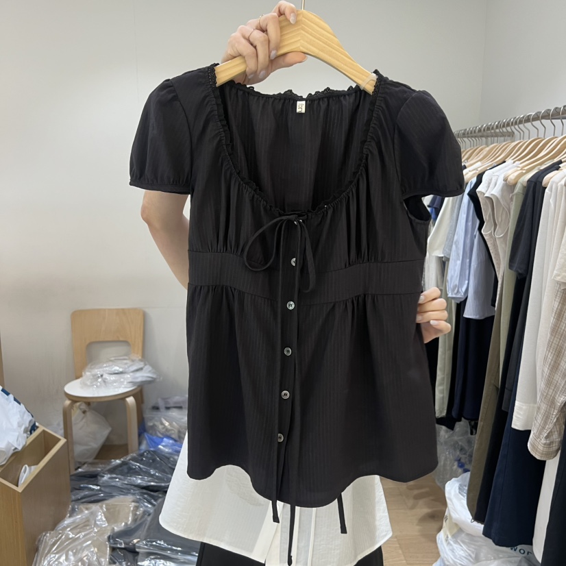 FOREST韓國東大門代購女士新款26夏季人氣推薦襯衫蕾絲衫FOREST襯衫/蕾絲衫圖色2
