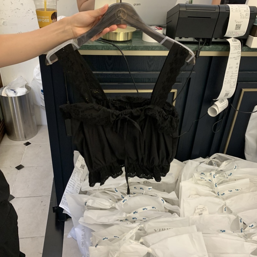VIRKIN韓國代購女士新款熱賣人氣推薦休閑26夏季吊帶背心VIRKIN吊帶/背心圖色2