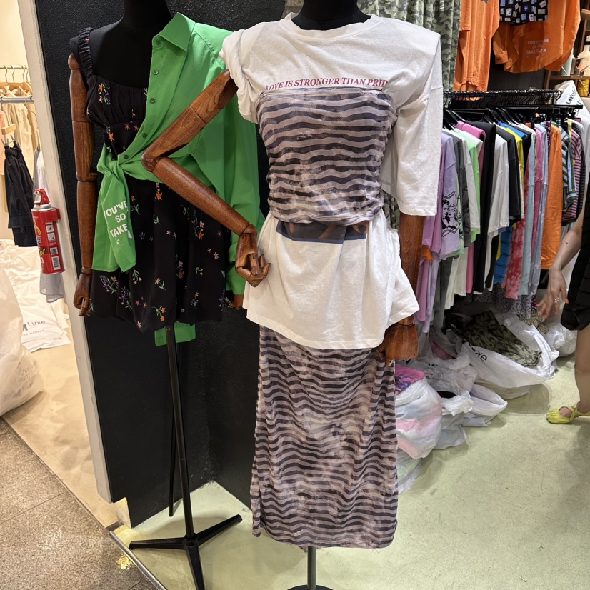 CHAVI韓國代購女士新品人氣時尚熱賣休閑26夏季推薦長裙CHAVI長裙