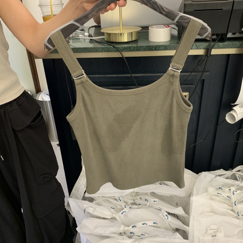 VIRKIN韓國直郵女裝新品熱賣休閑時尚26夏季推薦吊帶背心VIRKIN吊帶/背心圖色2