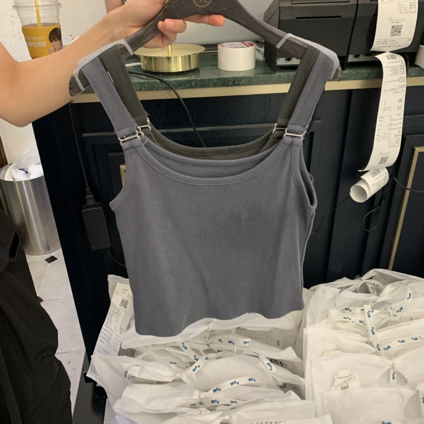 VIRKIN韓國直郵女裝新品熱賣休閑時尚26夏季推薦吊帶背心VIRKIN吊帶/背心圖色3