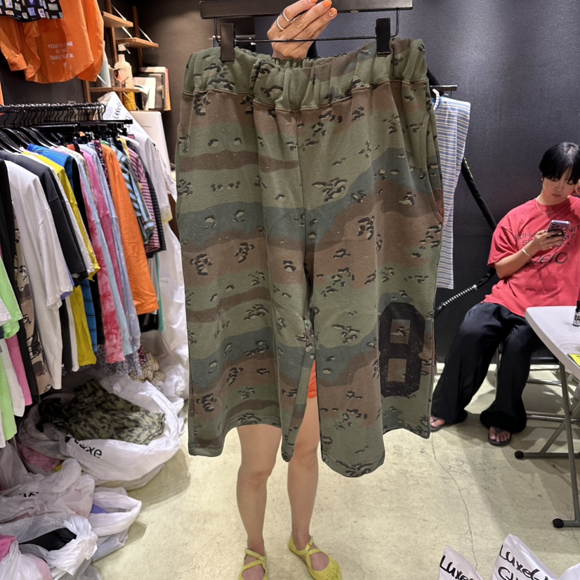 CHAVI韓國東大門直郵女裝新品人氣熱賣26夏季時尚短褲迷彩CHAVI短褲圖色2