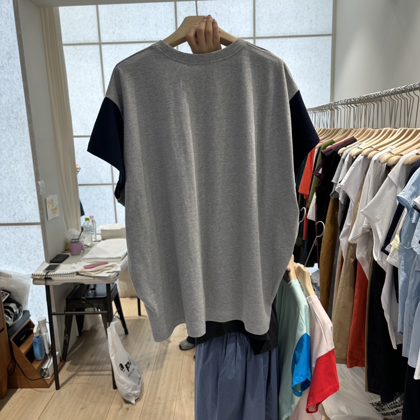REVE-L韓國東大門代購女裝新品時尚人氣26夏季推薦休閑T恤REVE-LT恤