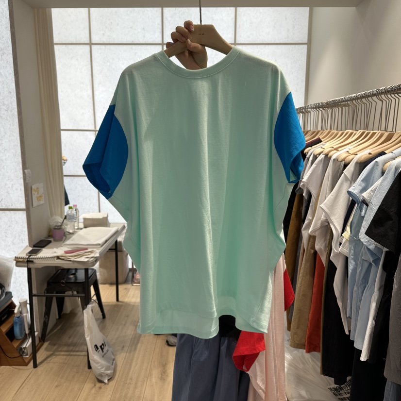 REVE-L韓國東大門代購女裝新品時尚人氣26夏季推薦休閑T恤REVE-LT恤圖色2