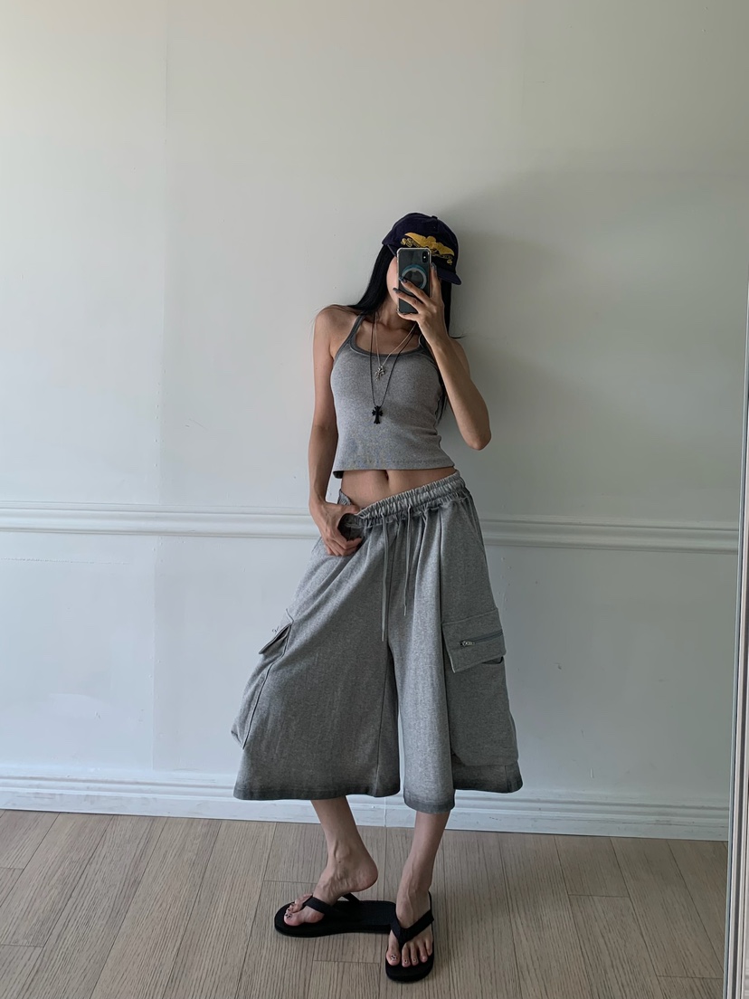 BADCALM韓國代購女士新品推薦休閑時尚26夏季人氣套裝套裝BADCALM套裝圖色2