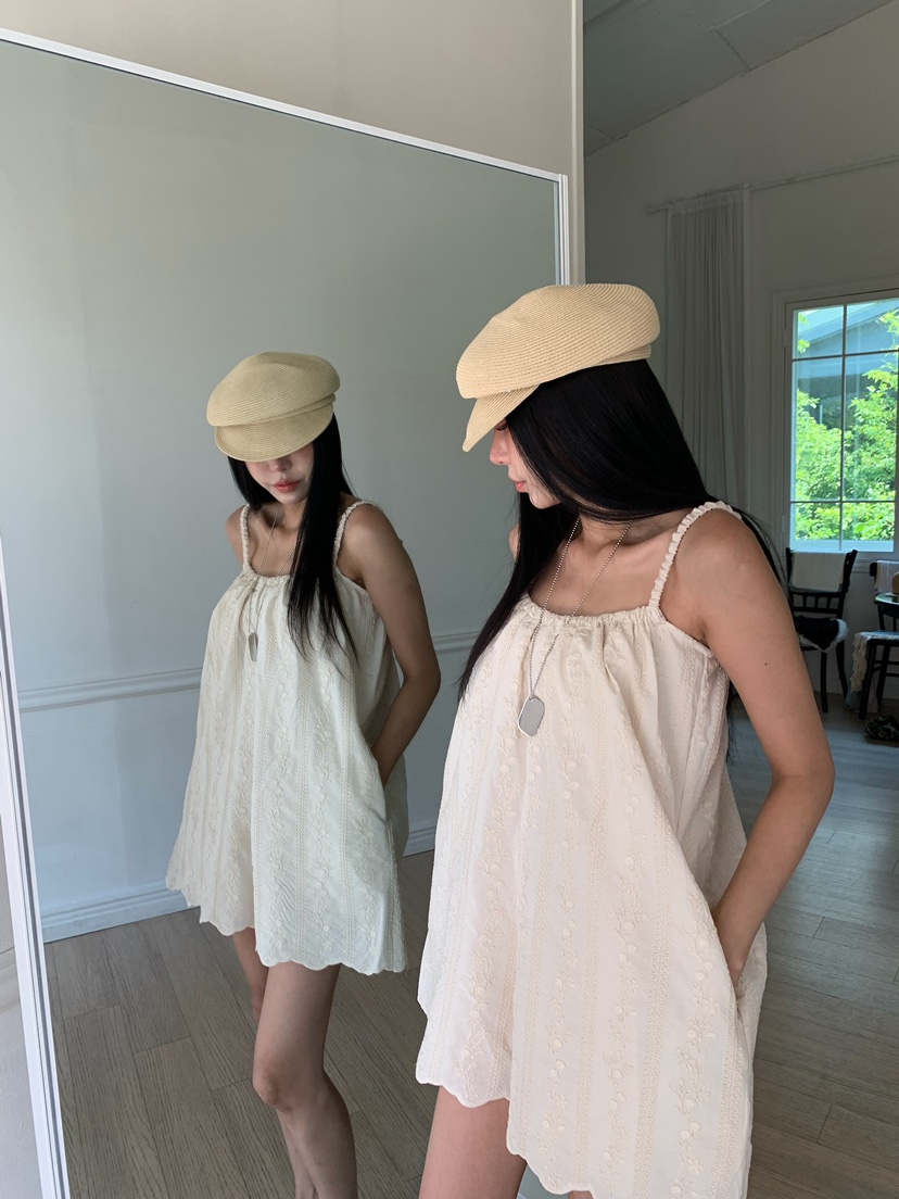 BADCALM東大門實拍韓國女士新品推薦休閑熱賣背帶褲刺繡棉BADCALM背帶褲
