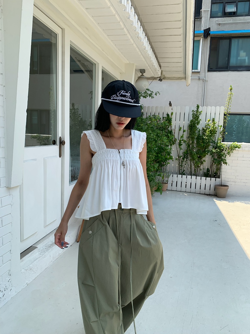BADCALM韓國東大門代購女士新款時尚休閑推薦26夏季吊帶背心BADCALM吊帶/背心