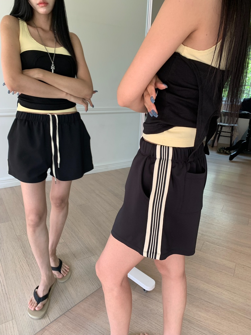 BADCALM韓國直郵女士新款推薦26夏季休閑熱賣時尚人氣短褲BADCALM短褲圖色4