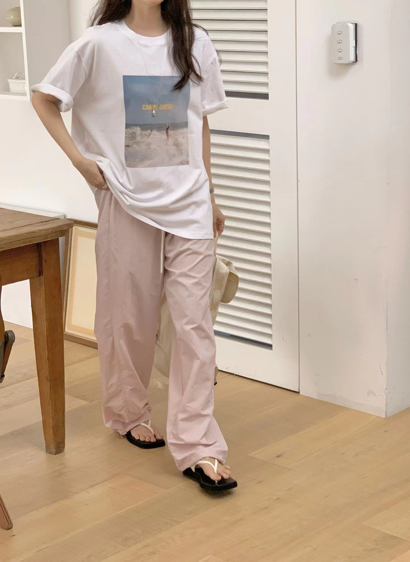 GAMGAK/NEMORETHING東大門實拍韓國女士新品人氣推薦休閑褲GAMGAK/NEMORETHING休閑褲